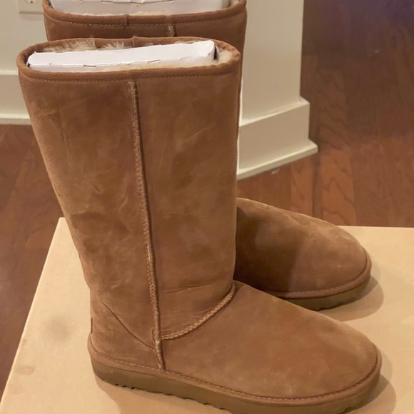 UGG Shoes - Classic tall UGG size 9 chestnut. Like new, only worn inside.